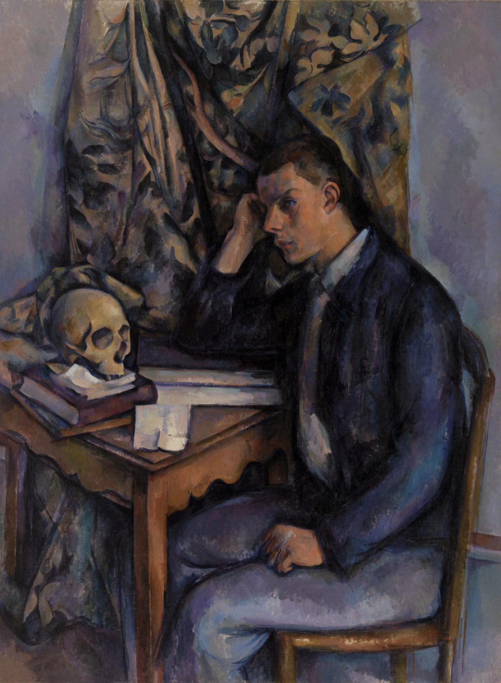 Young Man and Skull (Jeune homme à la tête de mort)